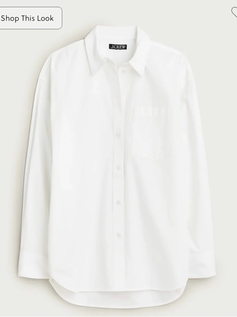 Étienne oversized shirt in lightweight oxford
